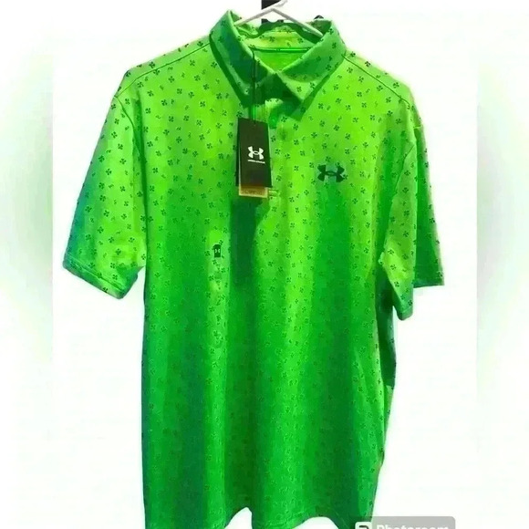 Other - 👔 NWT Mens Green/Blue Under Armour®️ Loose Le Polo Play-off Shirt